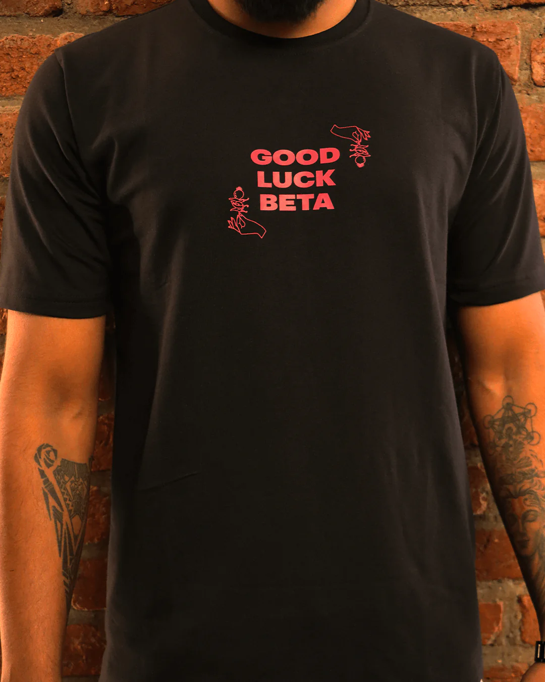 T-Shirt: Good Luck Beta - Image 4